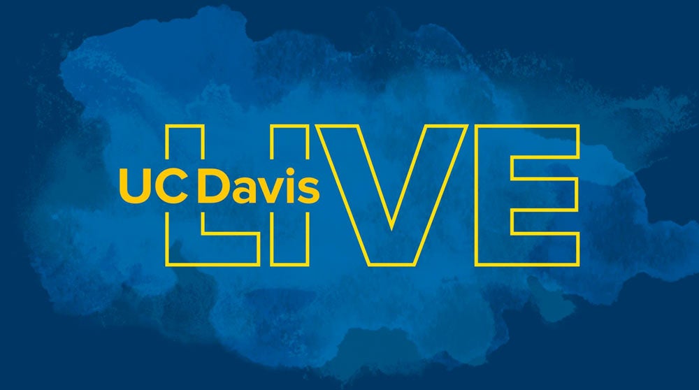 TV live logo over a blue paing splotch