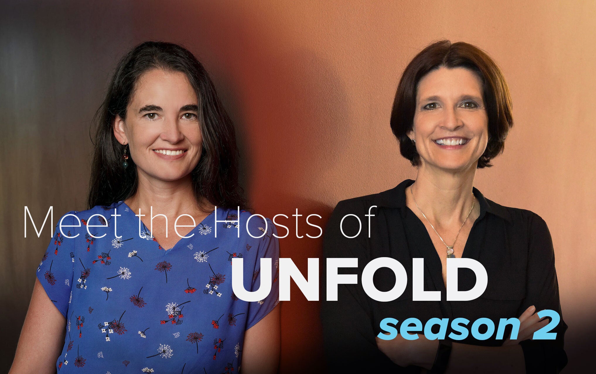 Portraits of TV Unfold Podcast Season 2 Hosts Amy Quinton and Kat Kerlin